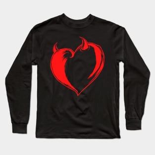 Devil Heart Long Sleeve T-Shirt